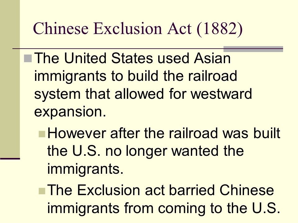 Asian immigration to the United States